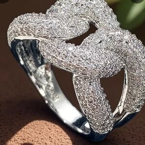 Macy's stainless steel ring